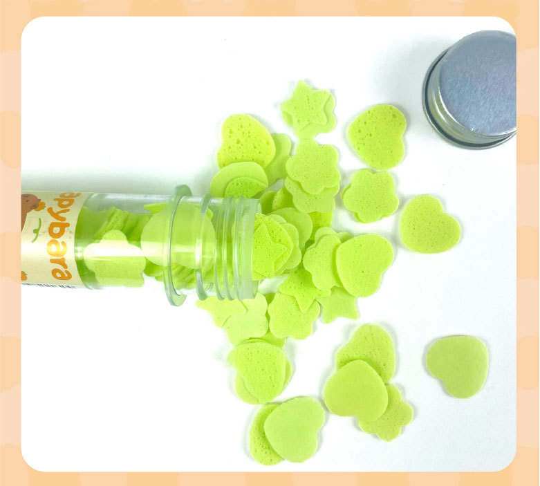 卡通旅行瓶装洗手皂片试管花型一次性香皂便携户外洗手香皂纸肥皂详情10