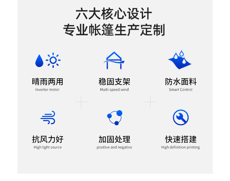 户外遮雨棚广告帐篷折叠印字帐篷大伞四脚遮阳棚雨篷车棚四角帐篷详情3