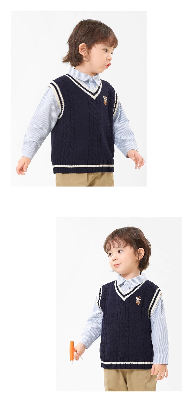 右欧男童长袖衬衫秋装春秋款童装儿童宝宝小童衬衣上衣秋季衣服潮详情21