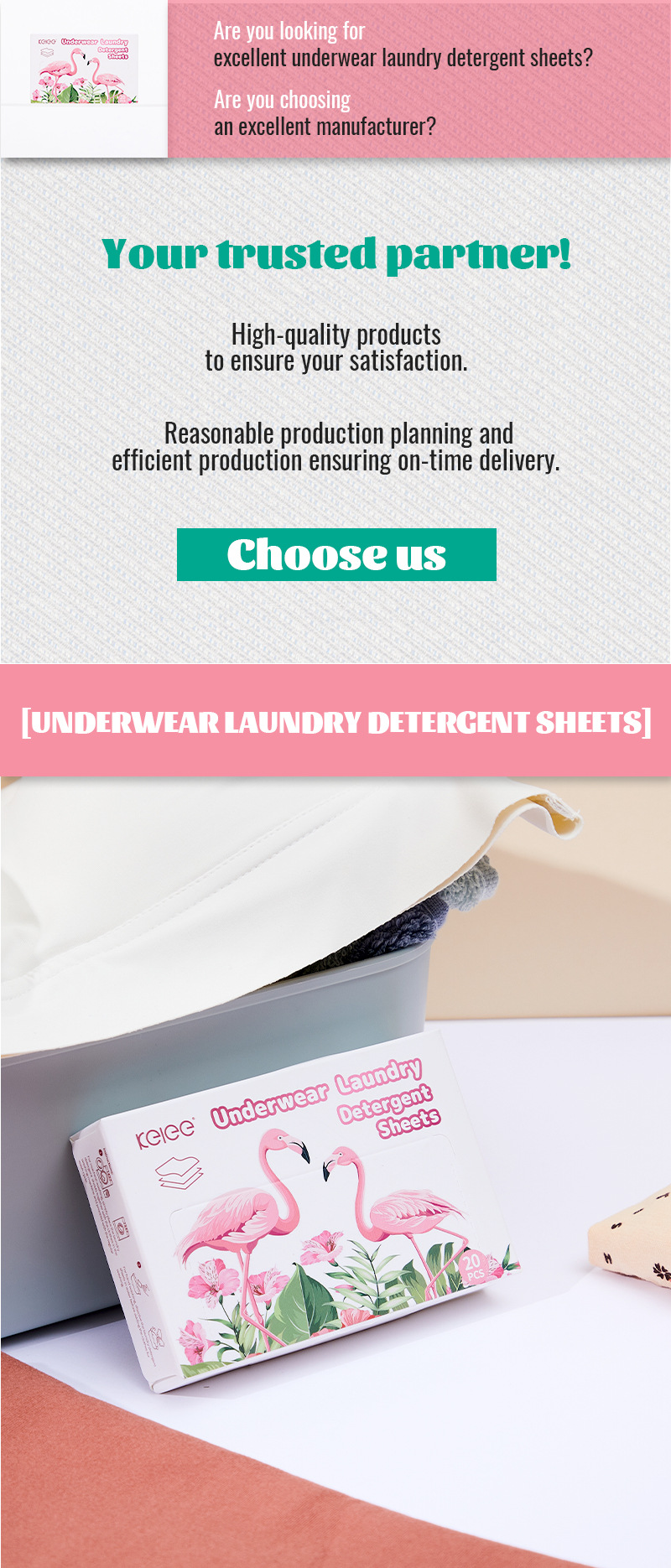 Fully dissolving disposable underwear laundry detergent, essential laundry sheets for students in school dormitories, long-lasting fragrance, available for cross-border use pic 1