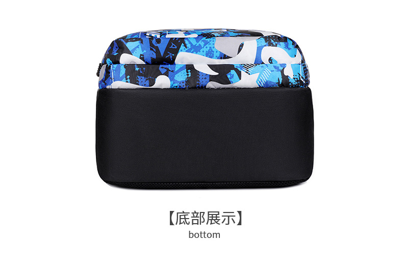 迷彩印花背包外贸大容量休闲双肩包电脑包男初中高中男女学生书包详情19