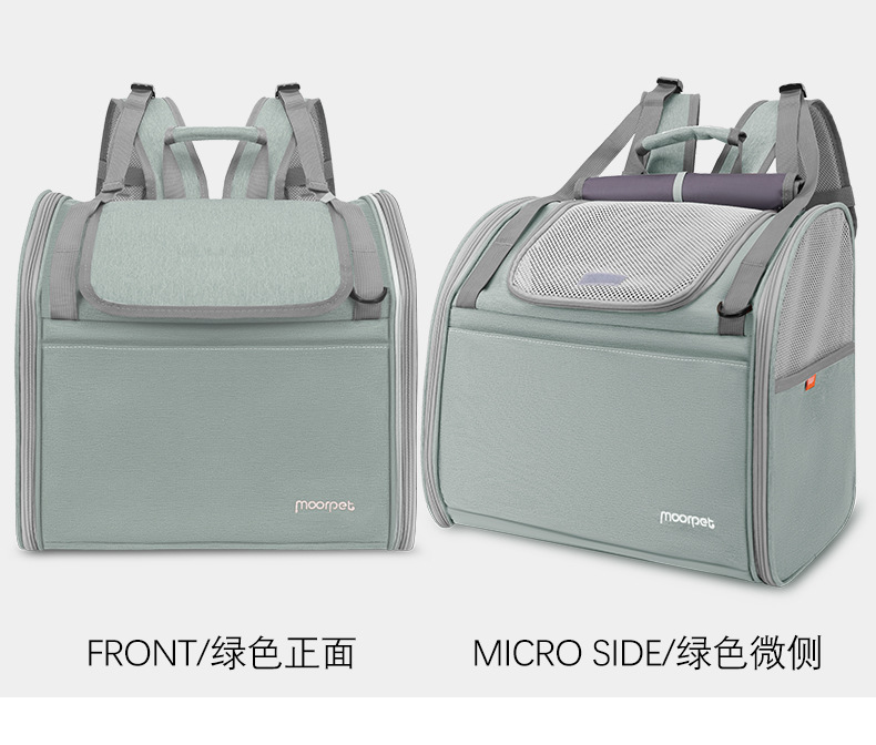 Factory direct supply cat bags for portable outings, large-capacity space capsule, double-shoulder hand-carry, breathable Japanese and Korean style pet bags pic 21