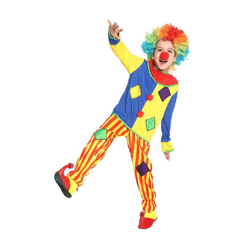 小丑演出魔术师表演服小丑服套装燕尾服装成人男女小丑服装B-0321详情2