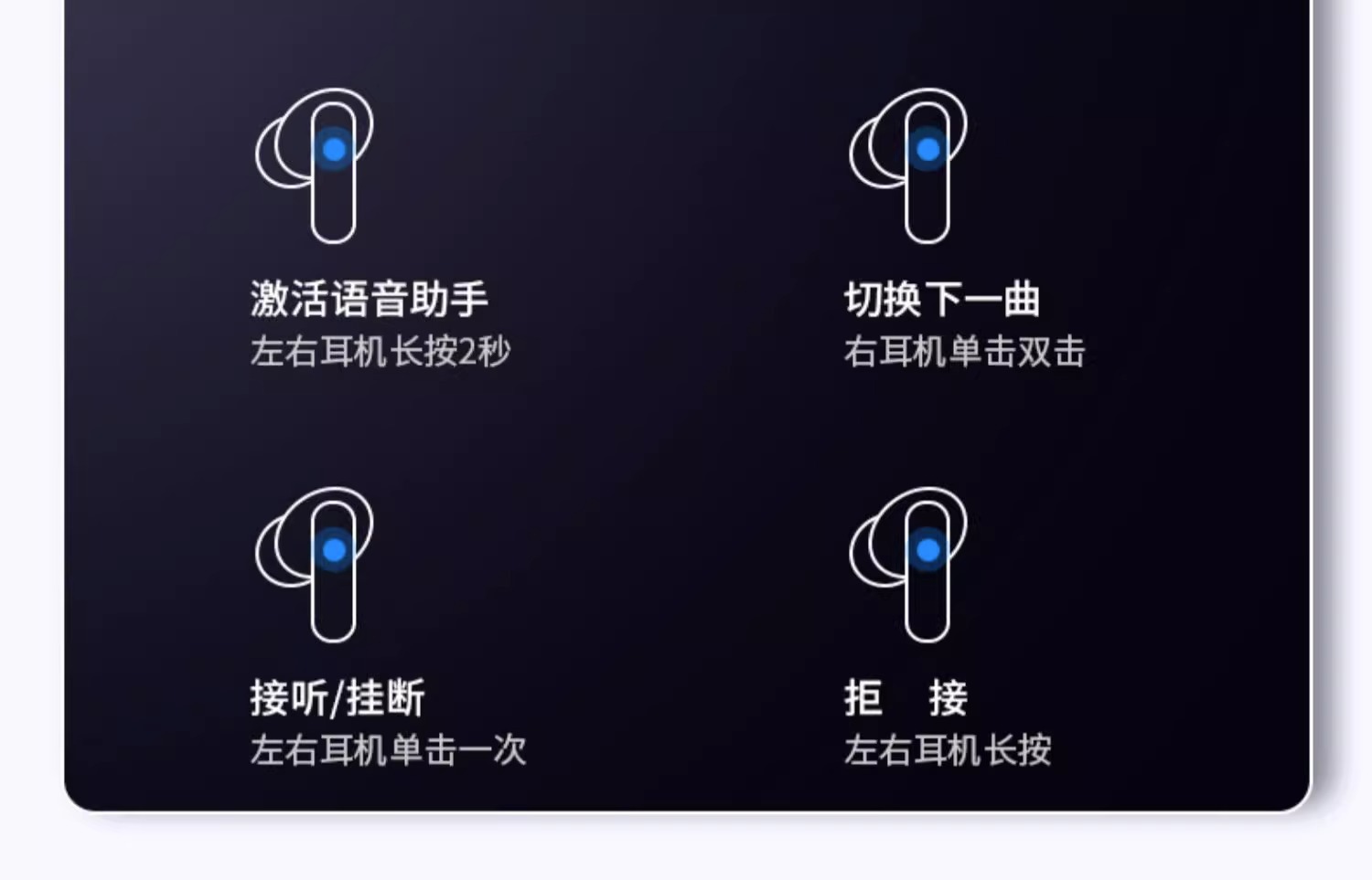 蓝牙耳机适用于苹果OPPO华为vivo安卓无线入耳式塞运动游戏详情30
