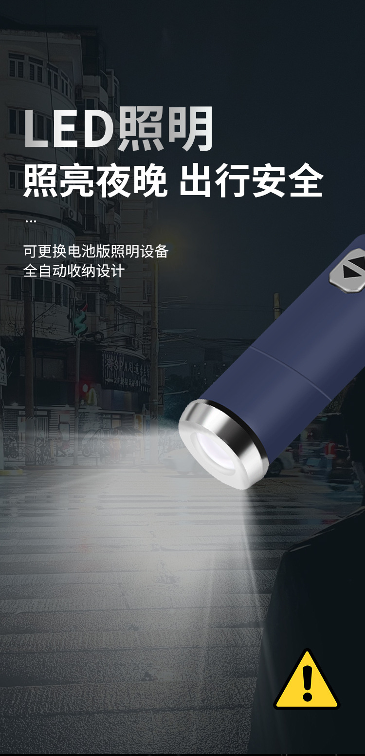 Umbrella printing fully automatic LOGO three-fold umbrella, large business black vinyl folding advertising gift, umbrella printing word gift box pic 8