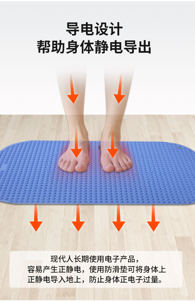 Liquid soft silicone finger pressure plate, ultra-slow running, soft and elastic, anti-slip foot massage, anti-slip pad, foot sole, toe pressure plate pic 6