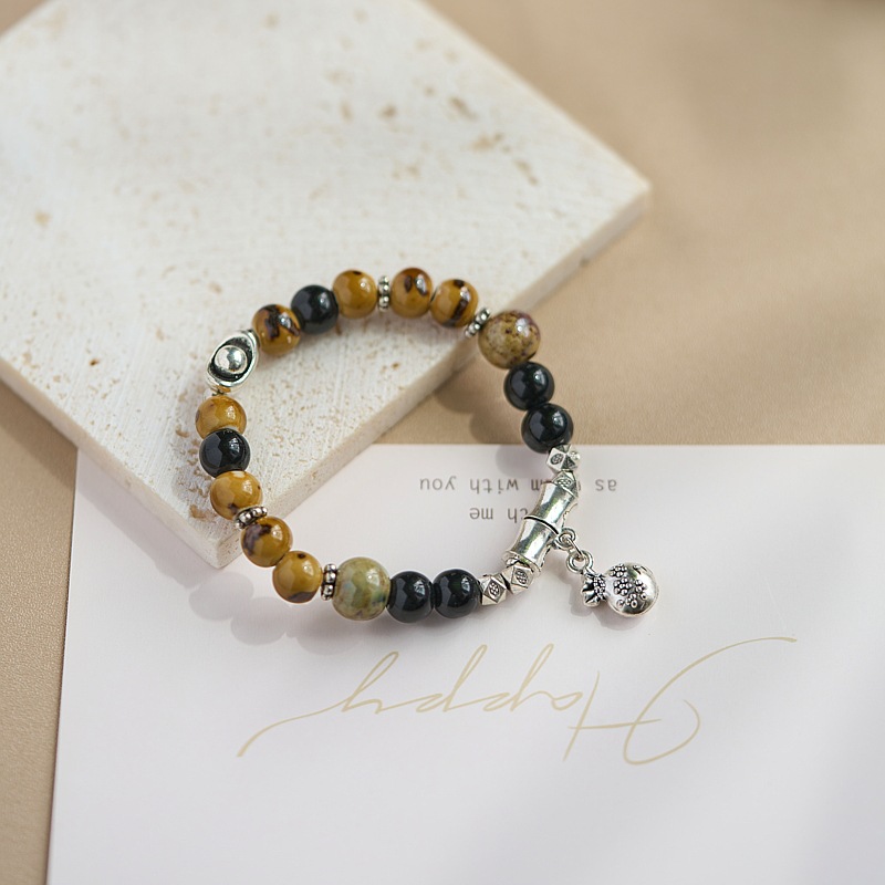 景德镇陶瓷手串新中式饰品批发陶瓷手串10元3串手链女百搭高级感详情16