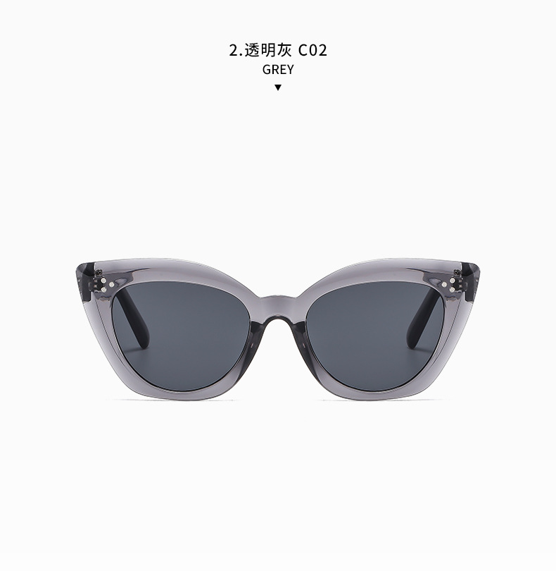 跨境新款时尚米订太阳镜遮阳防晒眼镜小众韩版个性欧美百搭平光镜详情12