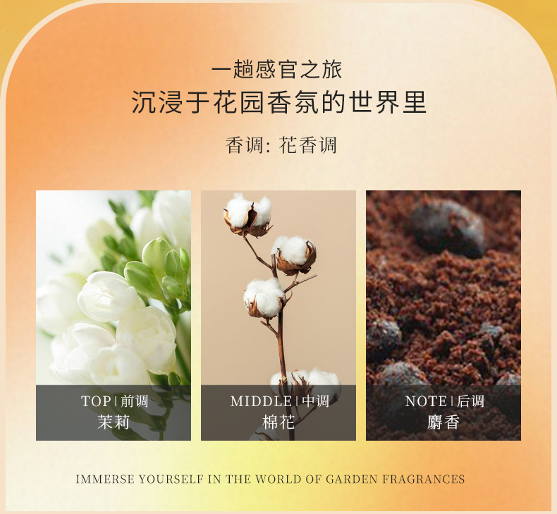 WARMKISS调香师香水肌肤之欲纯欲丝带清新淡雅持久木质花香调批发详情3