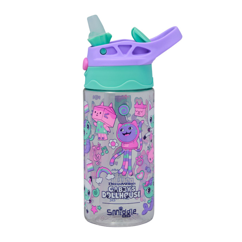 Australian smiggle straw water cup for boys, girls, children and students is a lightweight and transparent portable cup with a large capacity of 650ml pic 14
