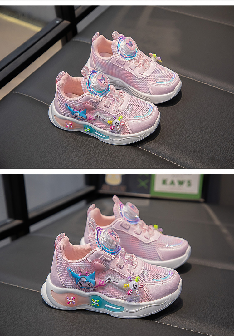 女童运动鞋2024新款网面鞋学生卡通鞋库洛米跑步鞋中大童休闲鞋子详情9
