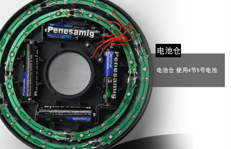 户外48led伞灯营地灯露营灯野营灯马灯圆盘灯应急灯营地灯帐篷灯详情6