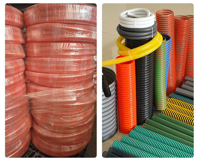 源头工厂高压塑筋螺旋软管高弹性耐负压PVC软管耐酸碱pvc螺旋管详情11