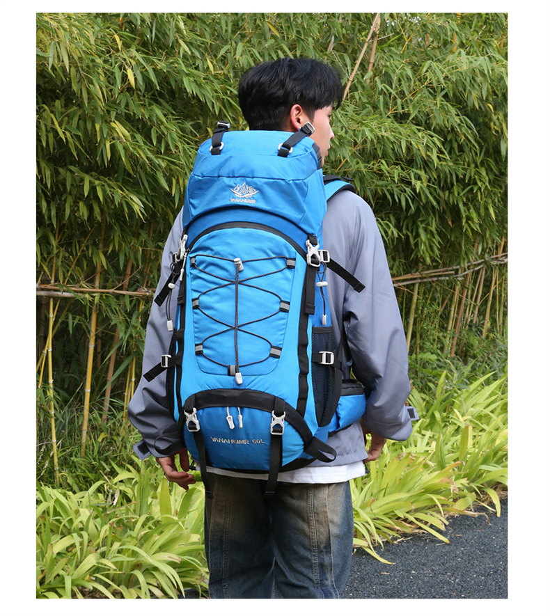 Yitu Outdoor Sports Mountaineering Bag 60-liter large capacity 2025 Autumn New Backpack, hiking, Camping and travel backpack pic 18