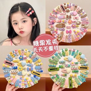 韩系格纹大肠发圈高弹力头绳女英伦风复古方巾扎发绳发饰发夹详情9