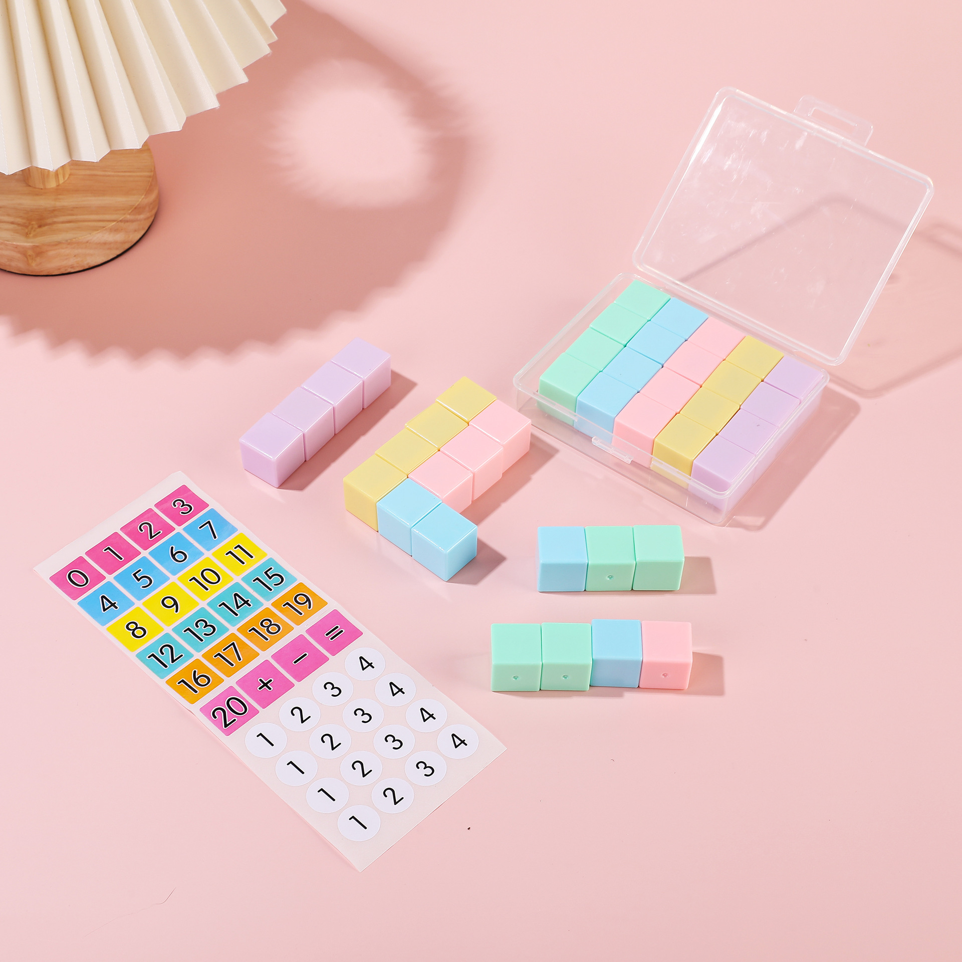 Pioneer 9842 Magnetic Cube Magnetic Teaching Aid Box contains 20 2-centimeter magnetic cubes pic 3