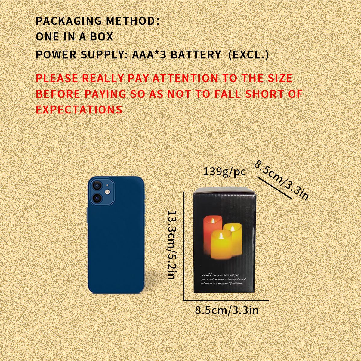 齿轮仿真蜡烛电子led蜡烛灯 节日庆祝婚礼室内装饰摆件蜡烛伴手礼详情23