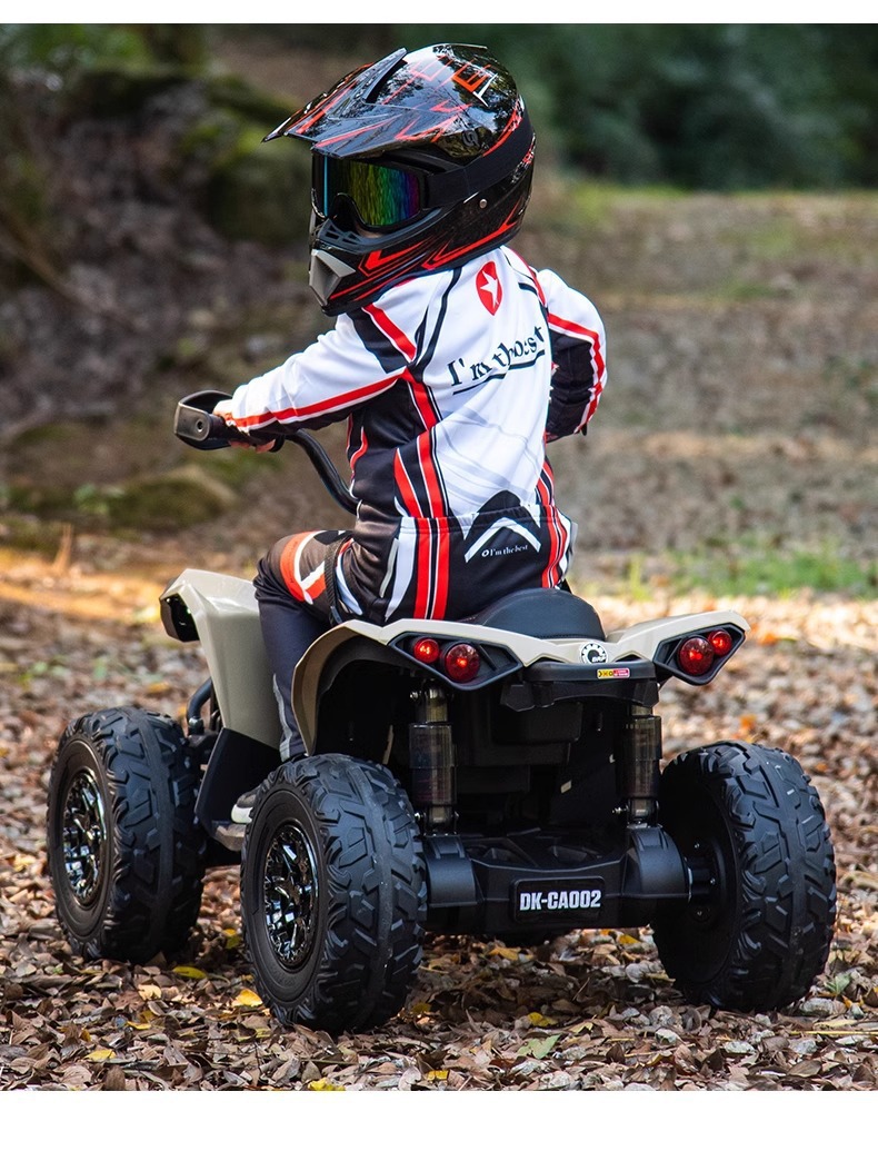 庞巴迪叛逆者儿童四轮电动车沙滩越野车男女宝宝玩具车适合小孩可坐人母婴用品童车详情26