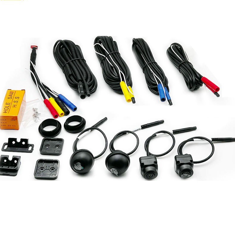 3D 360度全景行车记录仪3D摄像头套件高清夜视鱼眼广角1080P/720P详情5