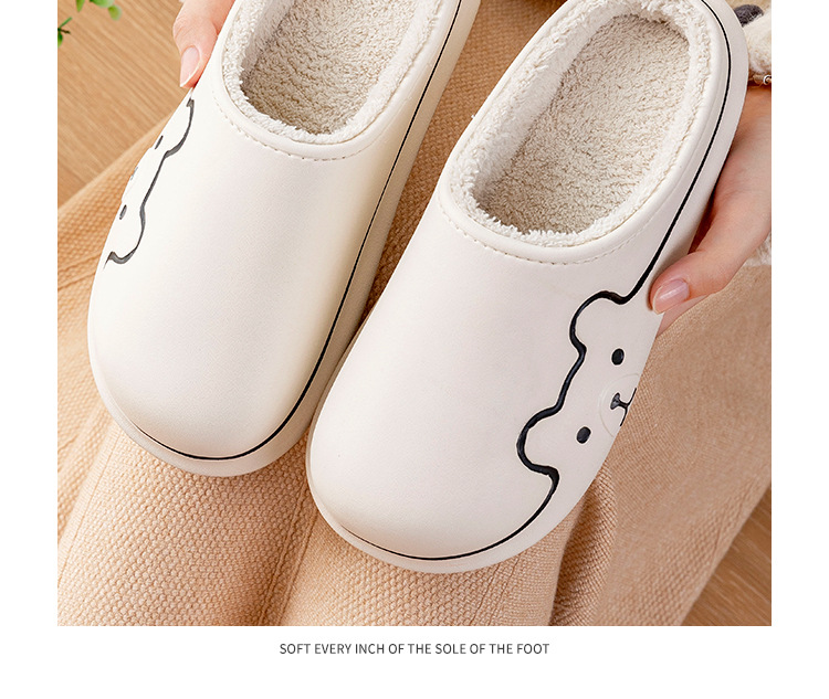 Impermeable y caliente eva zapatillas de algodón para hombres de invierno home 2024 nuevo estilo antideslizante pareja exterior desgaste de algodón de peluche para mujeres pic 21
