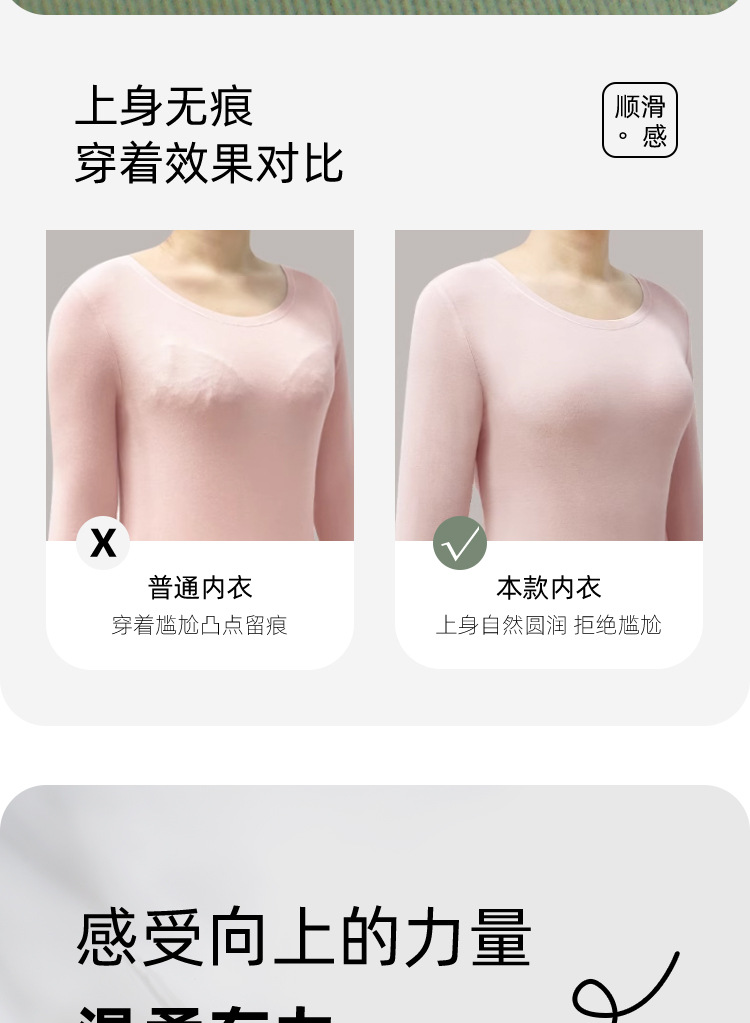 云朵无痕内衣女士无尺码bra一片式胸罩大胸显小无钢圈美背文胸薄详情6