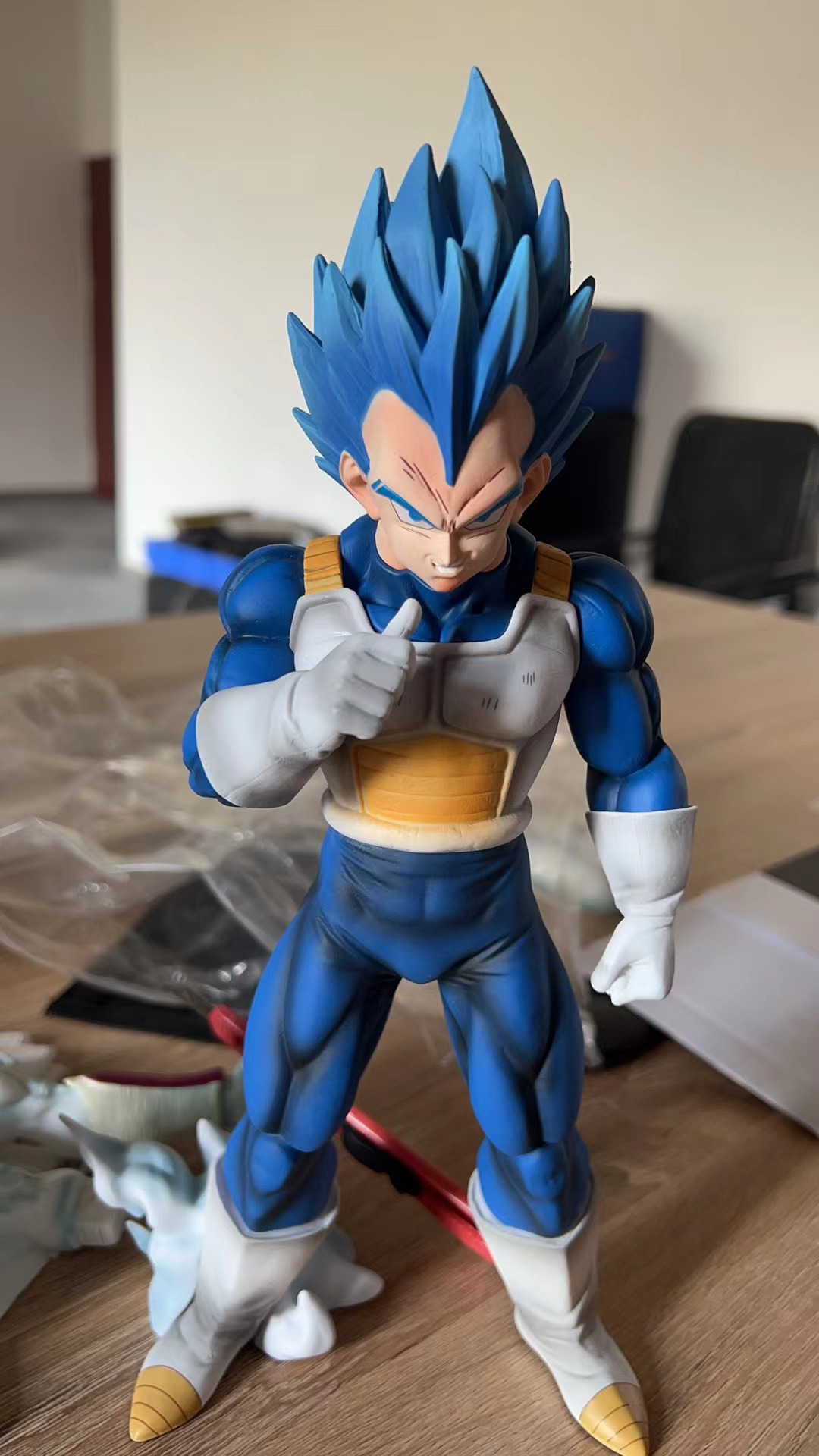 七龙珠手办批发拇指蓝发贝吉塔二次元动漫潮玩模型手办摆件工厂详情3