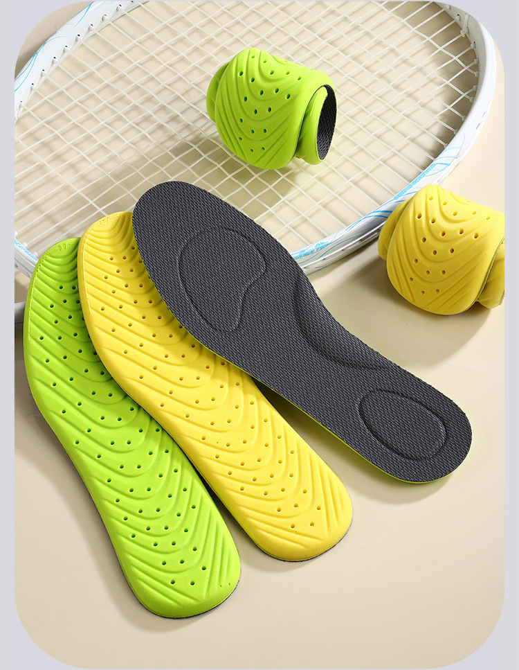 The insoles are 7A grade antibacterial, deodorizing, breathable, sweat-absorbing, highly elastic, shock-absorbing, and are thin for casual running, basketball and badminton pic 21