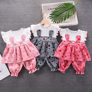 1-5 años niño vestido de verano manga corta shorts conjuntos bebé verano slim algodón lino camisetas suelto niño dos piezas lotes pic 11
