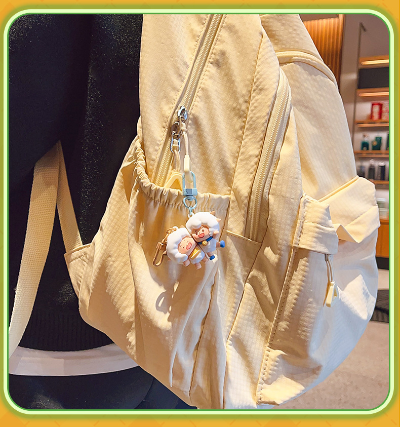 Magnetic pair pendants, bag hangers, creative and cute plush keychains pic 13