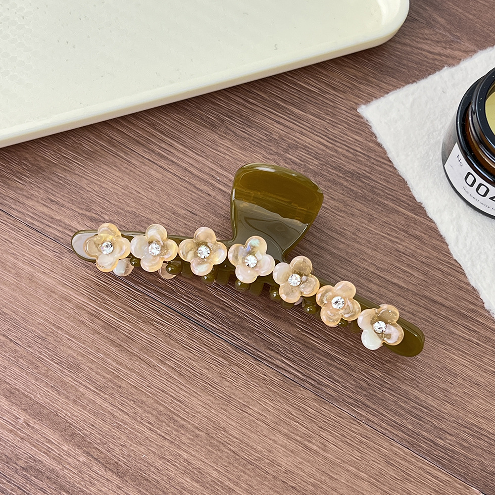 2025新款优雅气质花朵醋酸抓夹高级感鲨鱼夹头饰女后脑勺盘发发夹详情8