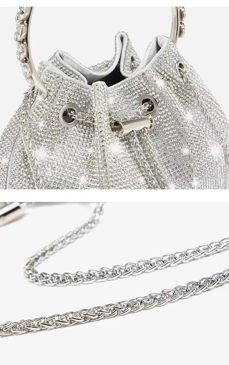 晚宴包女包2025春季新款时尚韩版链条满钻单肩斜挎水钻包厂家直销详情13