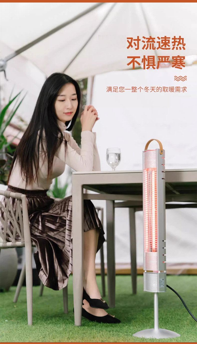 SEPAT家用庭院静音大功率暖炉电取暖器跨境亚马逊专供详情2