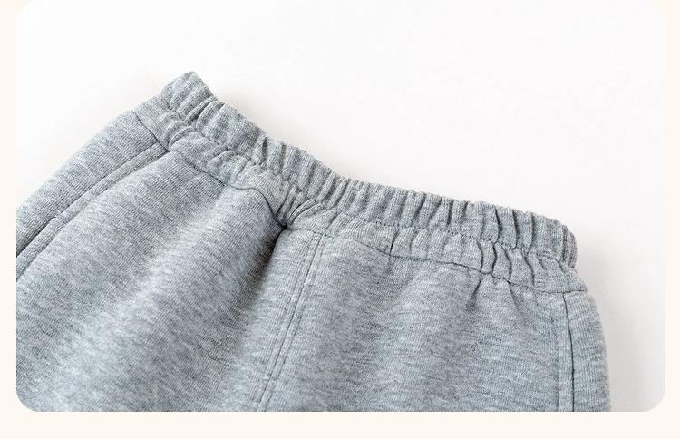 嘟嘟家宝宝加绒加厚裤子冬季儿童长裤冬装男童运动裤女童休闲卫裤详情25