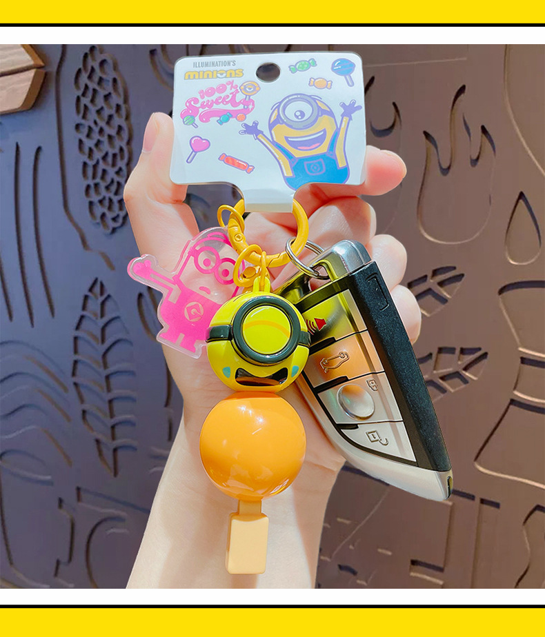 Genuine cartoon Minions, sweet keychains, cute bags, pendants, couple key chains, pendants and gifts pic 11