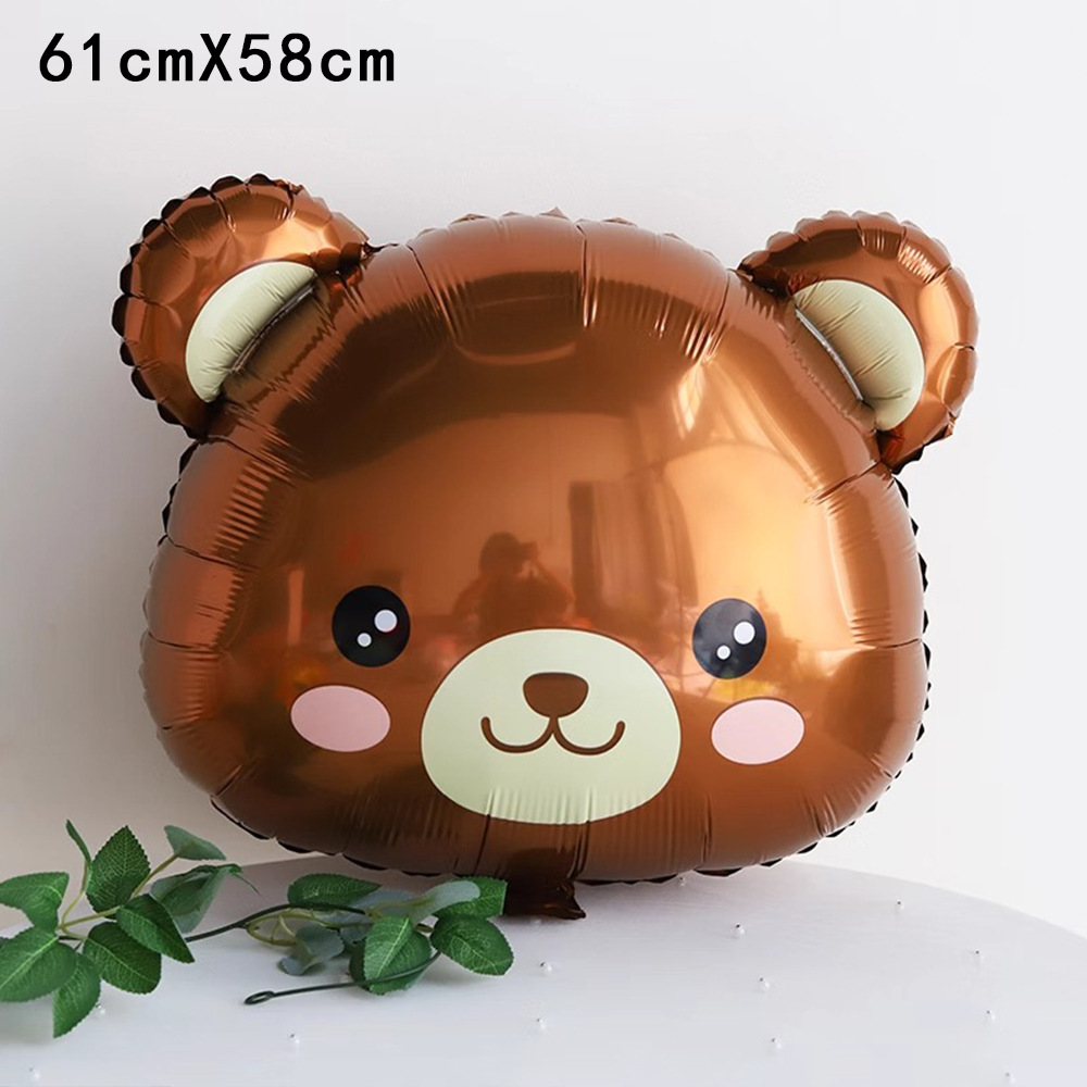 卡通动物长颈鹿铝膜气球飘空装饰儿童周岁生日六一儿童节场景布置详情8