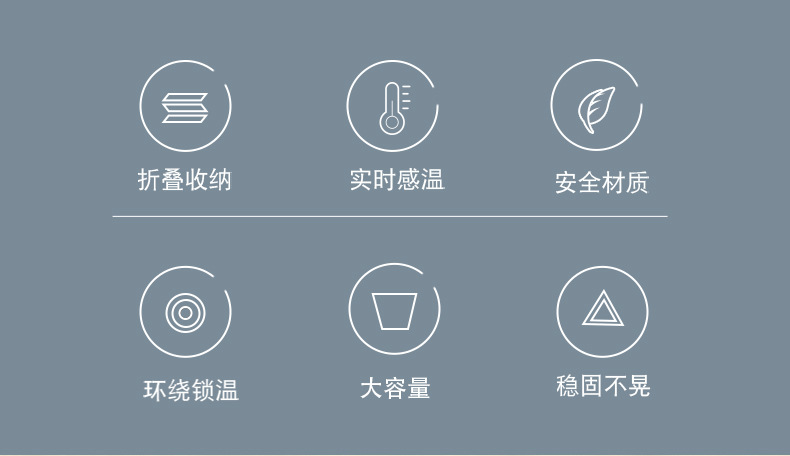 婴儿洗澡浴架宝宝仿生浴床防滑软胶护脊可折叠带温度计坐躺托神器详情2