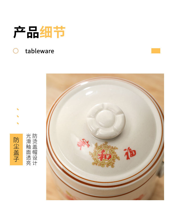 Large-capacity dedicated single-person soup pot with lid, double-ear household soup pot, double-lid kitchen commercial soup pot pic 5