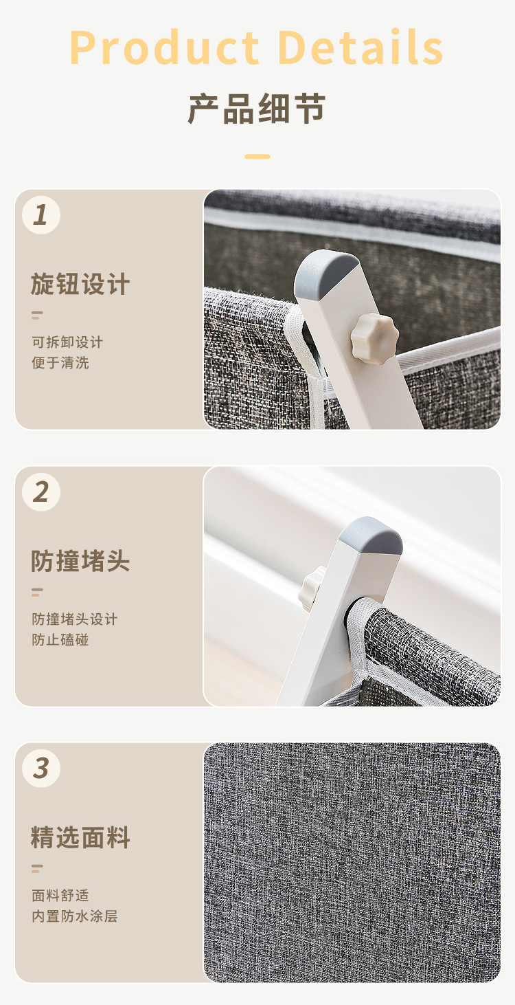 脏衣篓脏衣服收纳筐家用带轮大容量可折叠卧室脏衣收纳浴室脏衣篮详情12