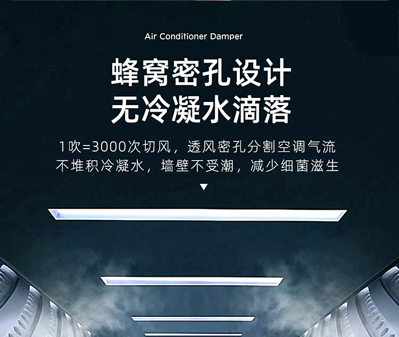 Air conditioner wind shield, wind deflector, anti-direct blowing cold air outlet baffle, air guide plate cover, postpartum wall-mounted type, universal pic 8