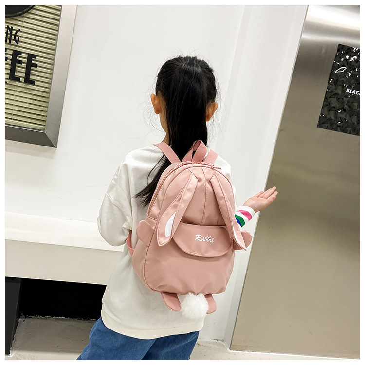 卡通可爱儿童双肩包幼儿园小孩轻便小背包3-6岁儿童帆布出行包潮详情12