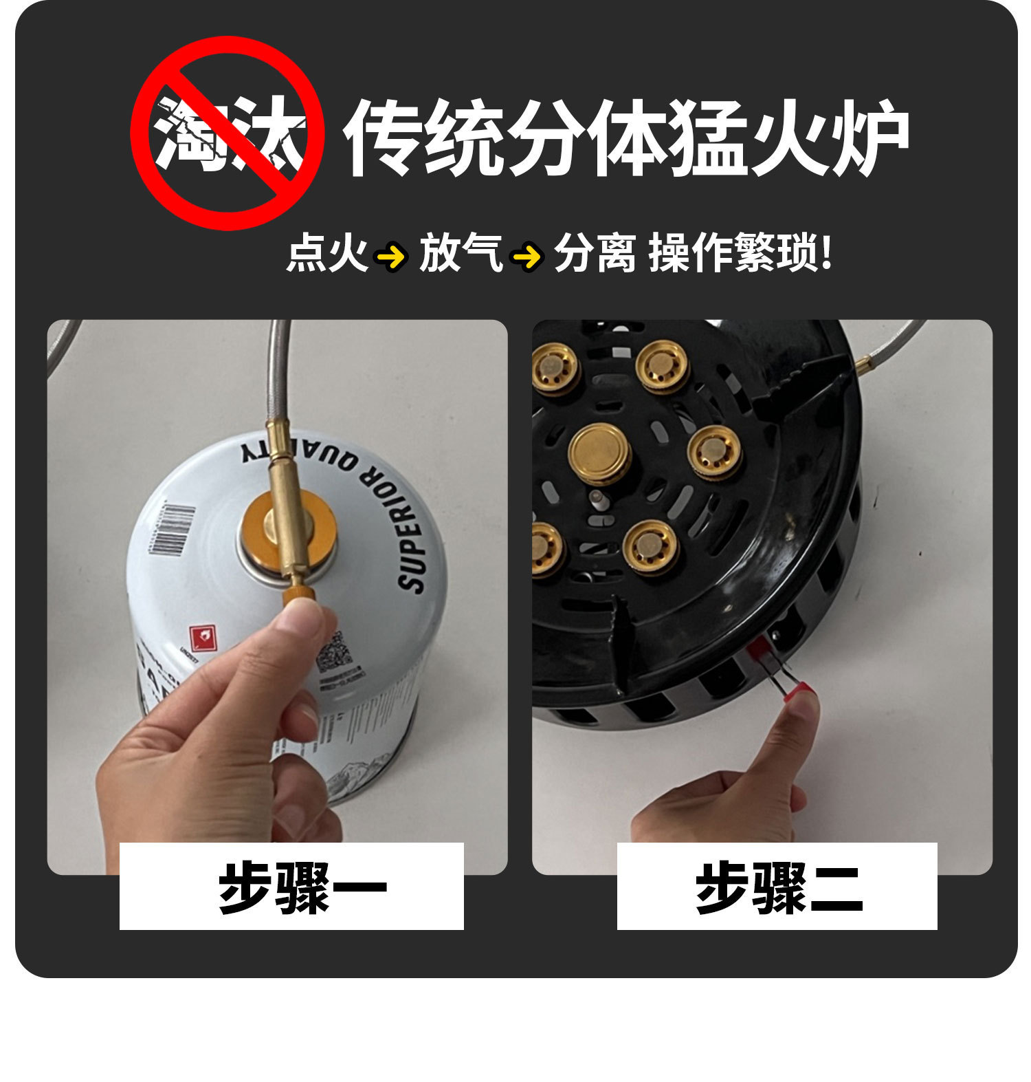 韩式便携卡式炉户外燃气炉液化气小炉钢瓶煤气罐180g详情9