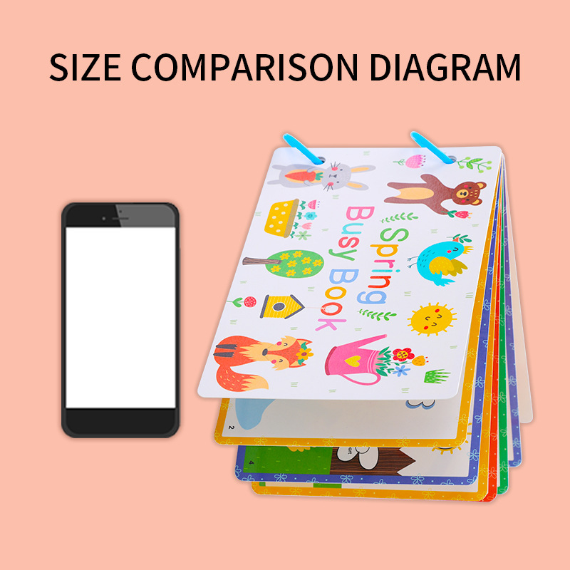 威威虎跨境早教春夏秋冬启蒙安静书益智类玩具宝宝安全粘扣贴纸书详情11