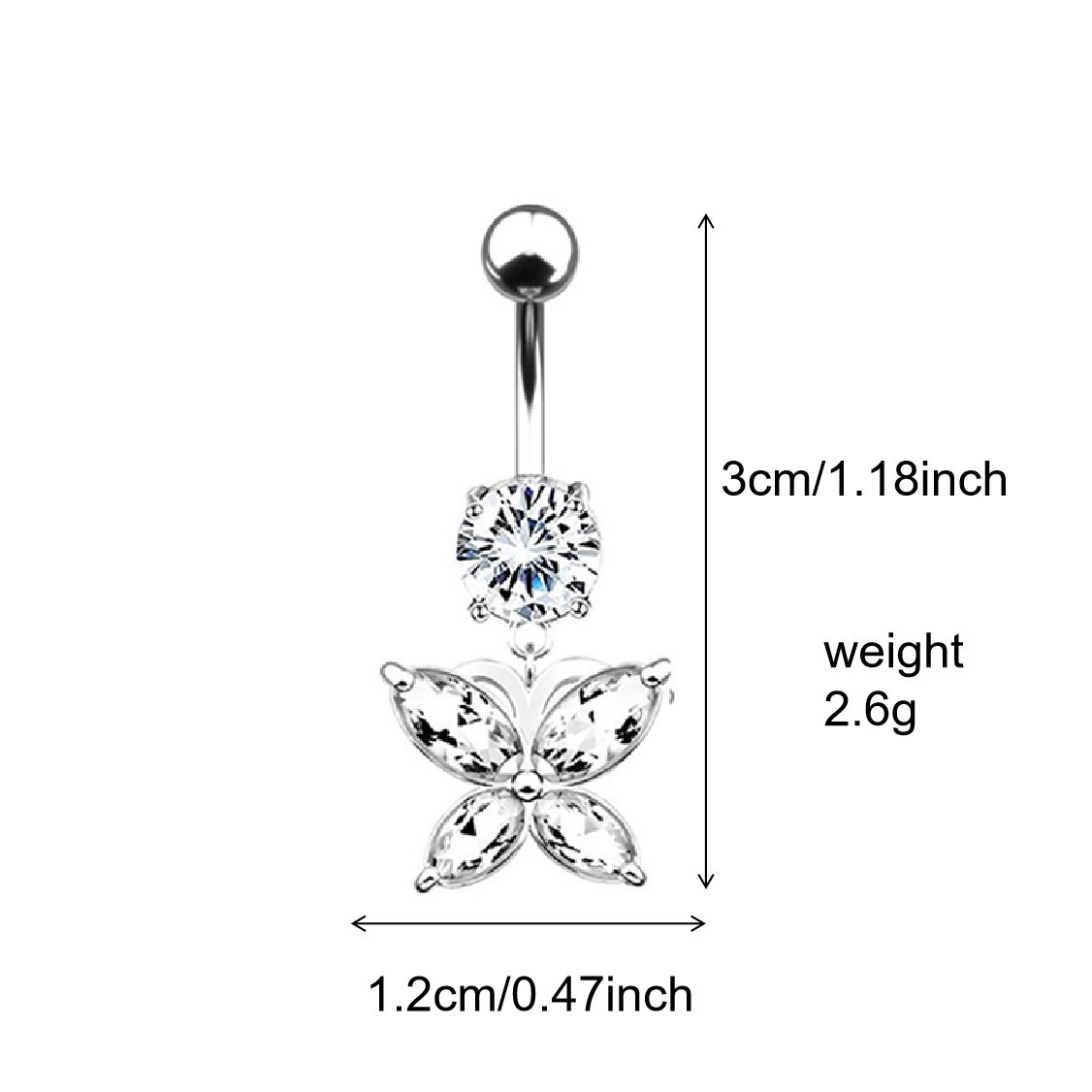 人体穿刺饰品肚脐钉跨境热卖肚脐环欧美经典肚脐扣批发厂家脐钉详情29