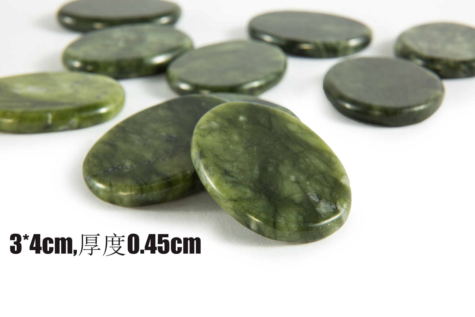 橄榄绿玉恒温加热能量石SPA热石美容院足疗足浴精油推拿按摩石详情18