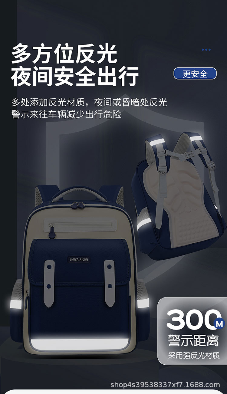 2025新款牛津布轻便书包男女孩1-6年级小学生大容量外出个性护脊详情12