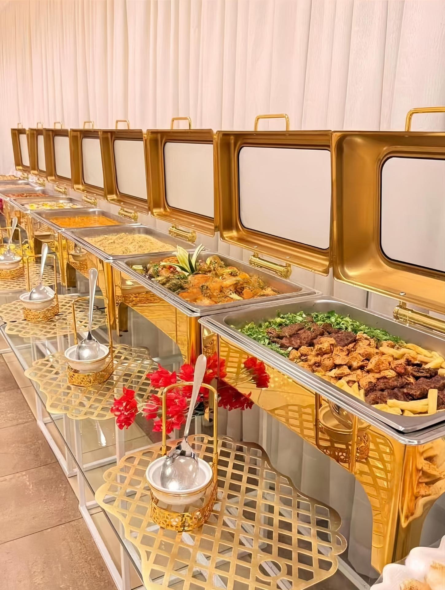 Cross-border supply buffet stove, hotel breakfast stove, insulated stove, visible heating stove, Chafing Dish pic 5