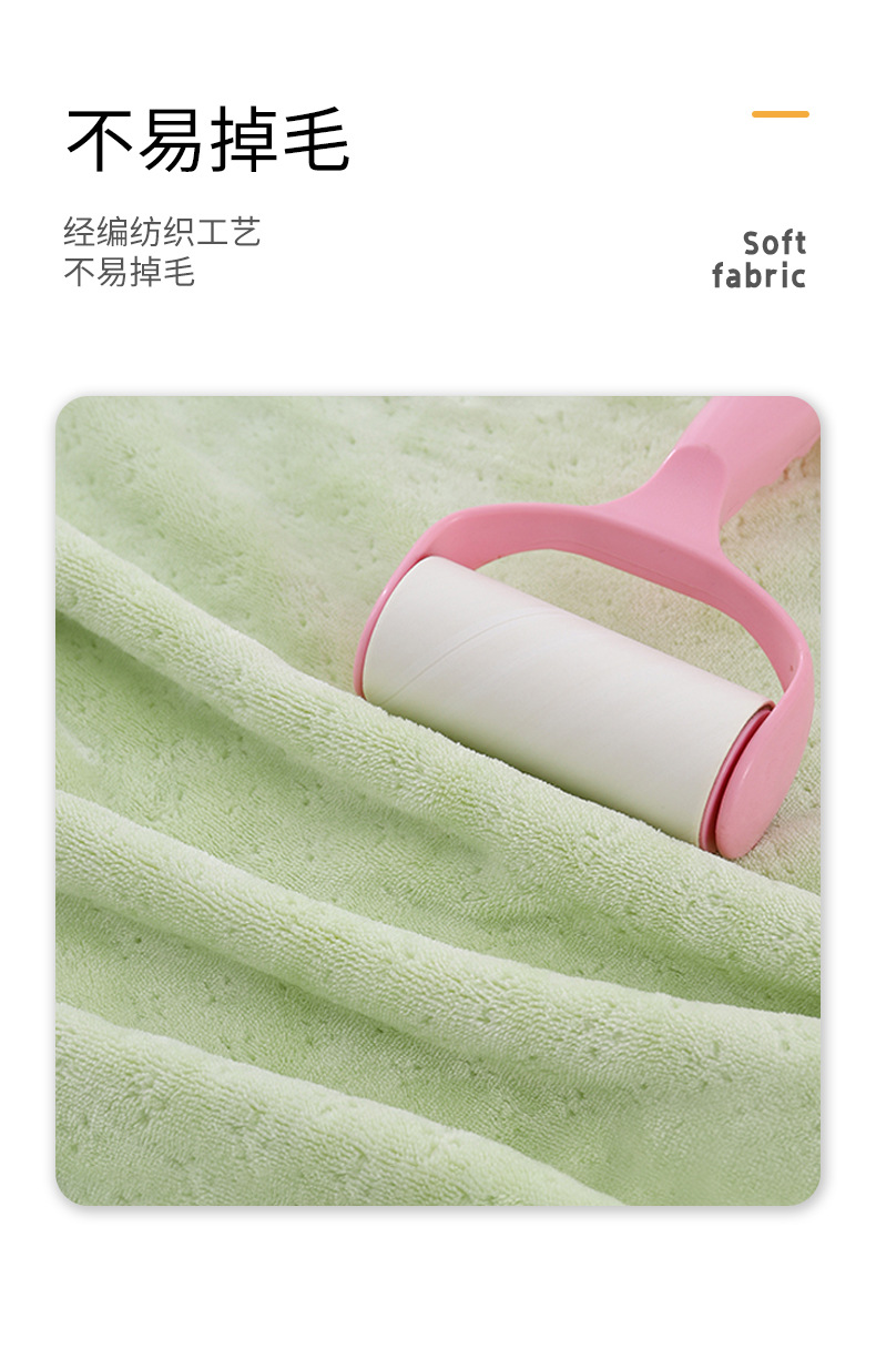 Wholesale coral fleece double-sided dual-color towel blanket, household skin-friendly soft thickened absorbent towel and bath towel from the manufacturer pic 8