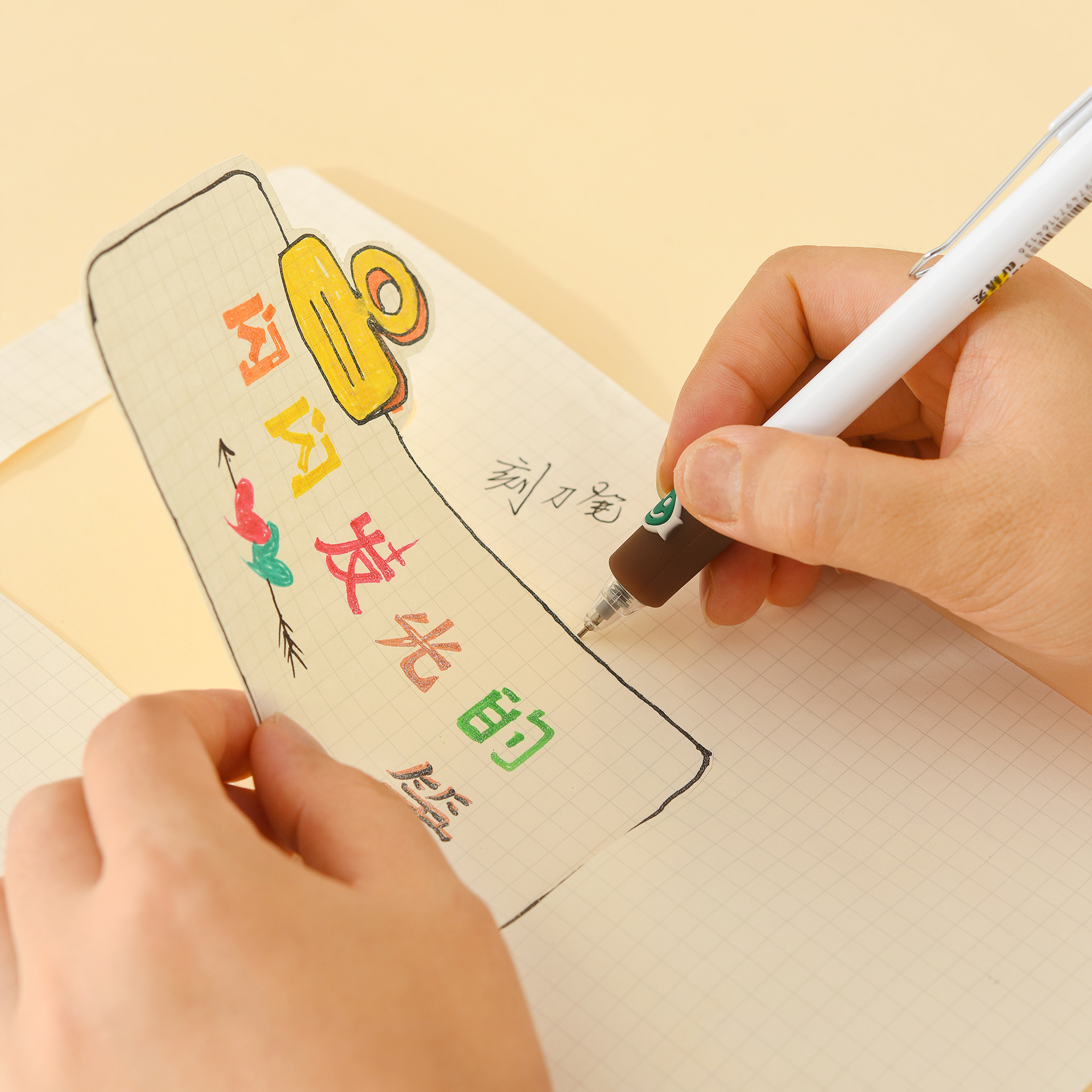 Chenxi Fingertip Fairy Coffee Set for decorating rubber pens, engraving pens, gel pens and cute notebook tools pic 13