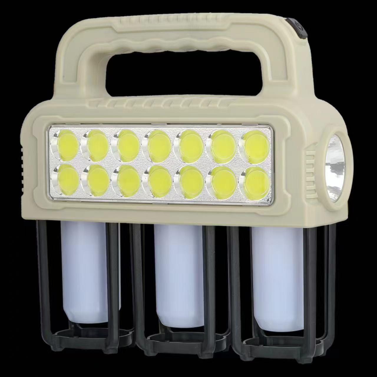 Brand-new solar multi-source portable lamp, outdoor camping lamp, waterproof high-intensity portable emergency light, night fishing lighting pic 15