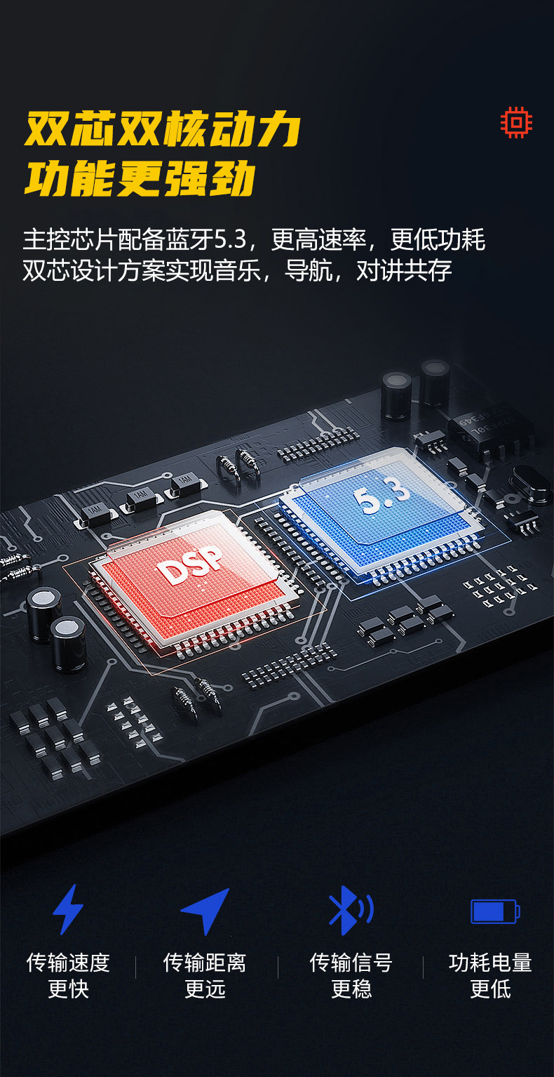 Q58MAX跨境专款头盔蓝牙耳机MP3混音音乐分享LCD屏FM对讲头盔耳机详情7